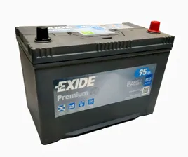 Автомобильный аккумулятор Exide Premium 95 А.ч EA954 Азия, обратная полярность