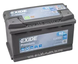 Аккумулятор Exide Premium (Эксайд) 90Ач о/п 720А