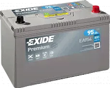 Автомобильный аккумулятор EXIDE Premium 95 А·ч EA954 выс Обратная полярность