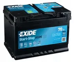 EK700 аккумулятор exide start - stop agm 70ah 760a