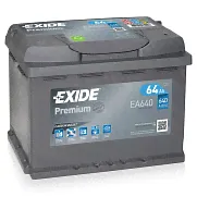 Автомобильный аккумулятор EXIDE Premium 64 А·ч EA640 Обратная полярность