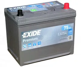 EXIDE Premium EA754 (75R) 630 А обр. пол. 75 Ач (EA754)