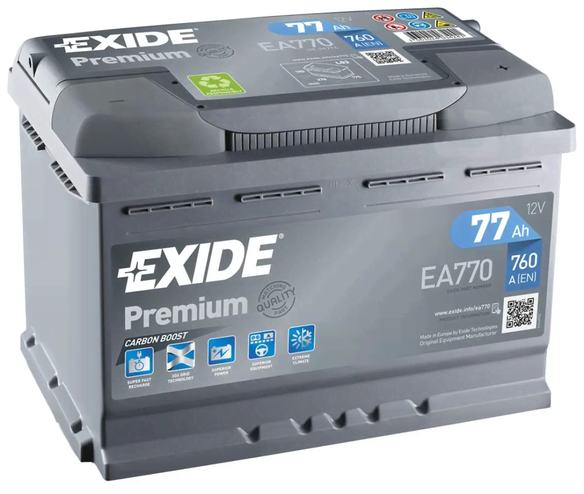 EA770 EXIDE Аккумулятор Exide Premium EA770